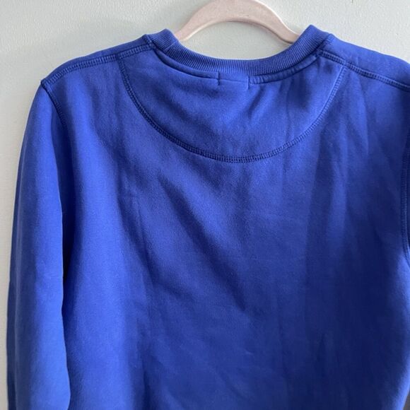 KENZO Sweater Womens Medium Embroidered Tiger Sweatshirt Jumper Blue Marine - Picture 9 of 12